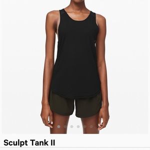 NWT black sculpt tank
